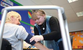 Catrin Evans, Coleg Menai, Skills Competition Wales ,Health and Social Care Gold medal winner (3).jpg